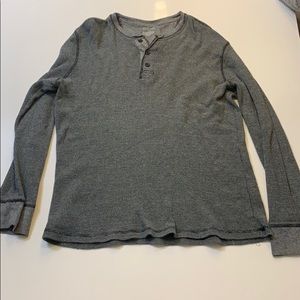 Merona Long Sleeve Henley Shirt Size Large